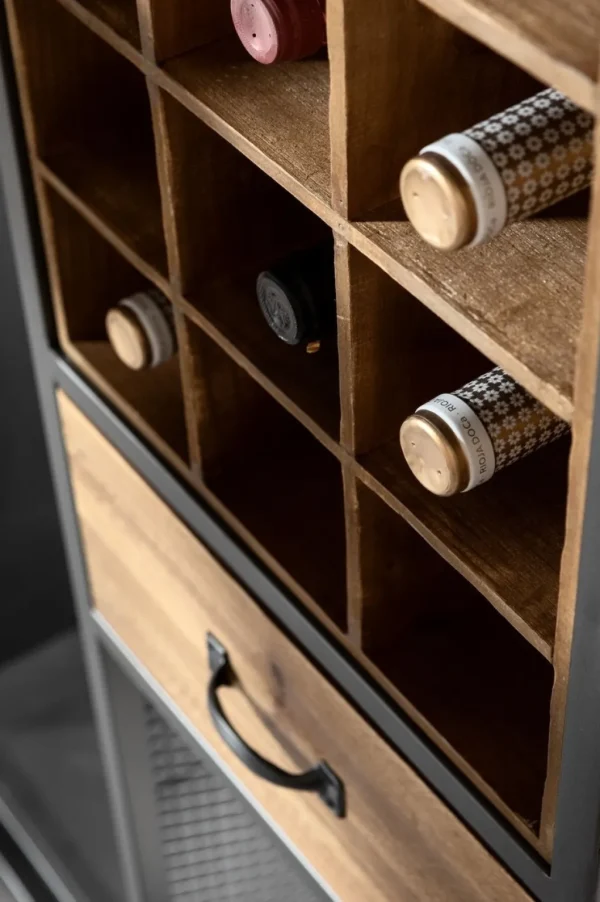 Baarit>KARE Design Vinoteca Baarikaappi Pöytätasolla 80x201cm