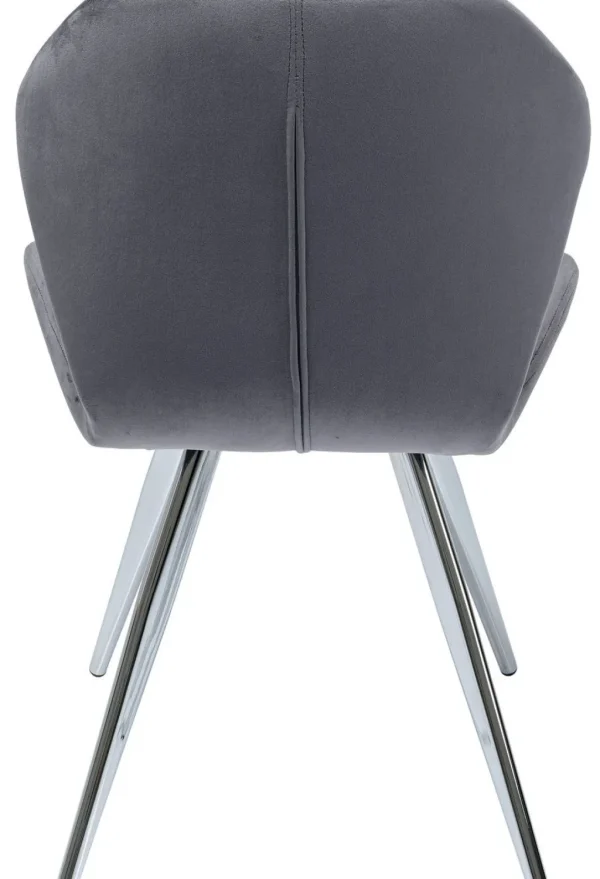 Tuolit>KARE Design Viva Tuoli, Harmaa, Kromi
