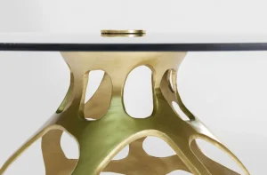 Pöydät>KARE Design Volcano Pyöreä Pöytä, Kulta Ø120cm