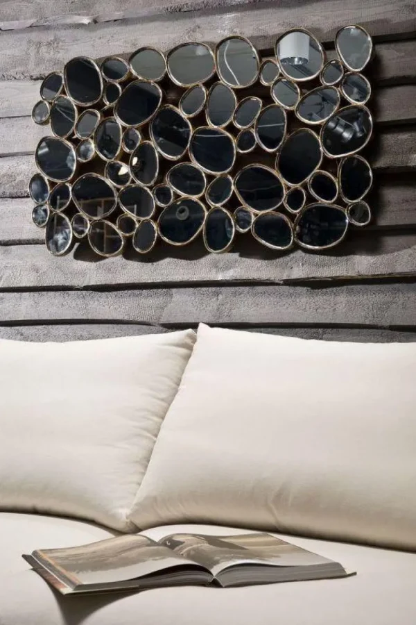Peilit>KARE Design Water Drops Seinäpeili Kupari 135x78cm