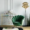Nojatuolit>KARE Design Water Lily Nojatuoli, Kulta, Tummanvihreä