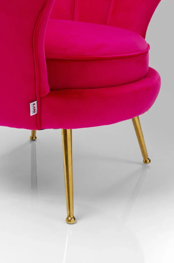 Nojatuolit>KARE Design Water Lily Nojatuoli Pinkki