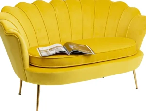 Sohvat | Olohuone>KARE Design Water Lily Sohva 2-istuttava, Kulta, Keltainen