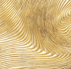 Seinäkoristeet>KARE Design Waves, Aallot Taulut, Kultaa (2/Setti)