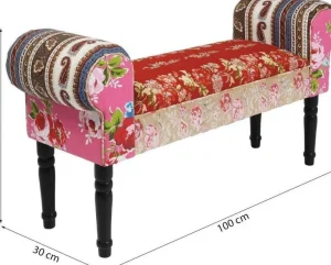 Penkit>KARE Design Wing Patchwork Penkki, Punainen
