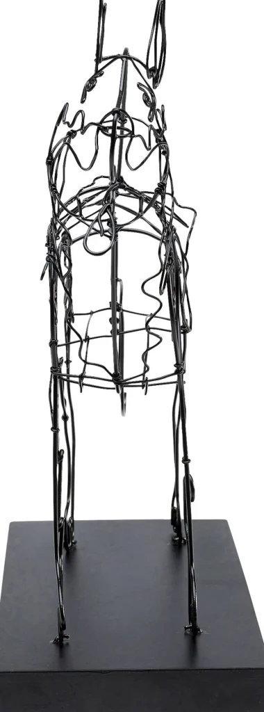 Koriste-Esineet>KARE Design Wire Attack Dog Seinäkoriste 36cm
