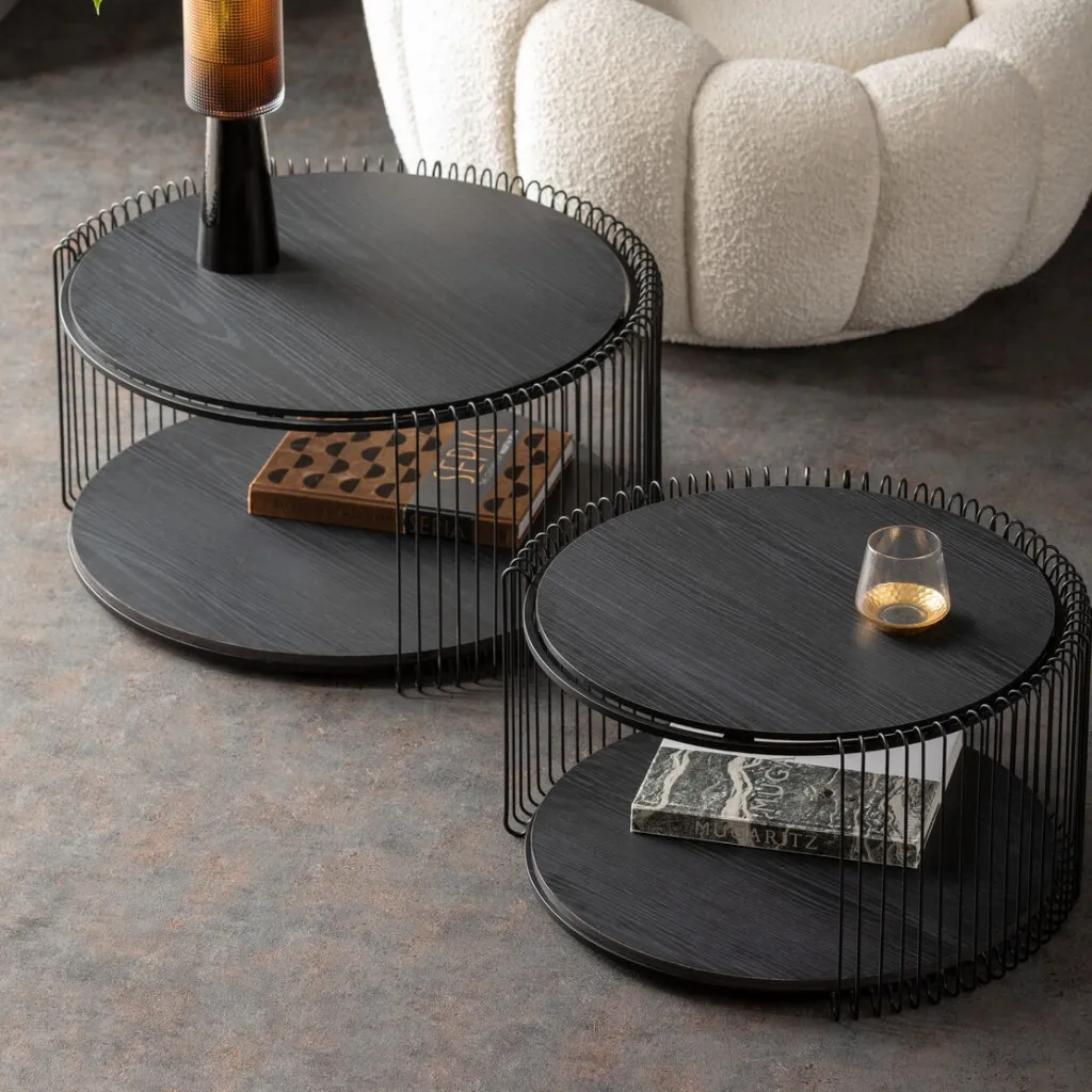 wire_double_black_wood_sohvapyt_musta_setti_0.webp Sohvapöydät>KARE Design Wire Double Black Wood Sohvapöytä Musta (2/Setti)