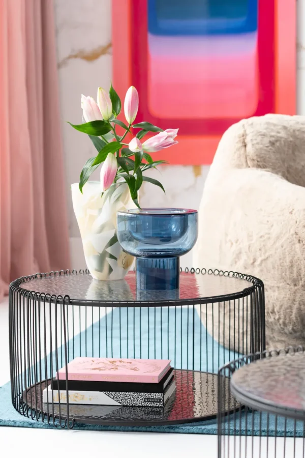 Sohvapöydät>KARE Design Wire Double Bubble Sohvapöytä Musta (2/Setti)
