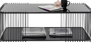 Sohvapöydät>KARE Design Wire Double Sohvapöytä Musta 120x60cm