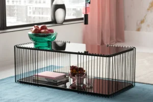 Sohvapöydät>KARE Design Wire Double Sohvapöytä Musta 120x60cm