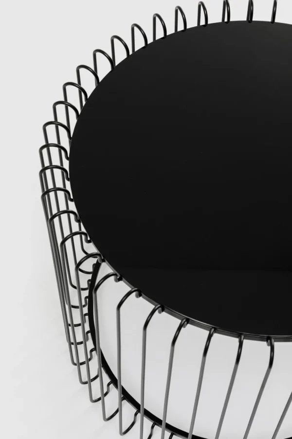 Sohvapöydät>KARE Design Wire Live Sohvapöytä, Musta (2/Setti)