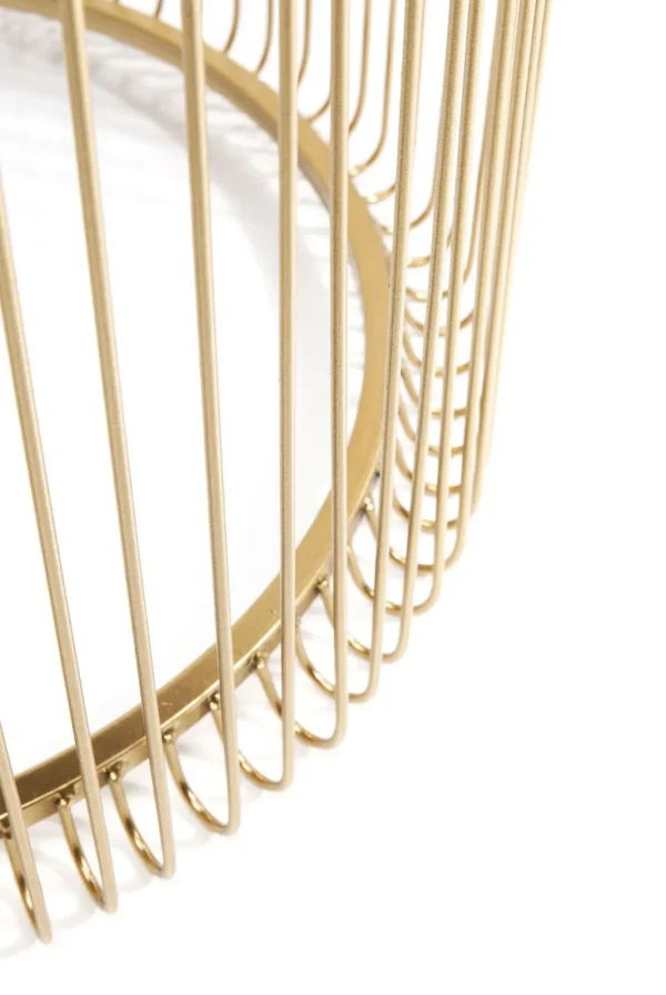 Sohvapöydät | Olohuone>KARE Design Wire Sivupöytä, Messinki (2/Setti)