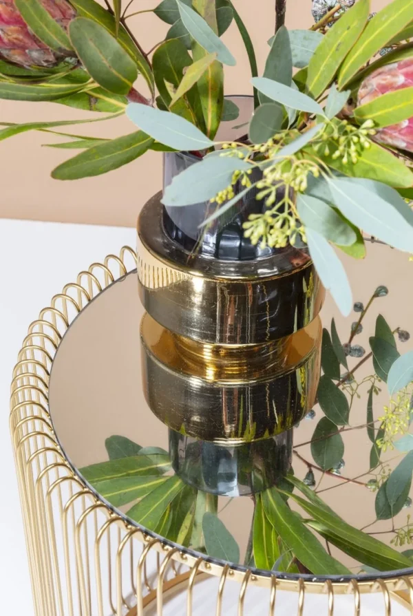 Sohvapöydät | Olohuone>KARE Design Wire Sivupöytä, Messinki (2/Setti)