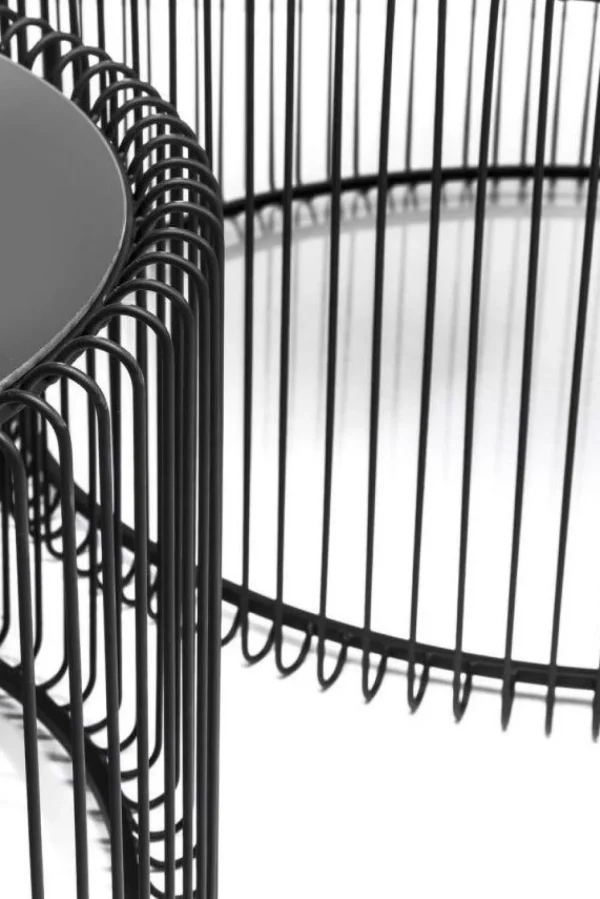 Sohvapöydät | Olohuone>KARE Design Wire Sohvapöytä, Musta (2/Setti)