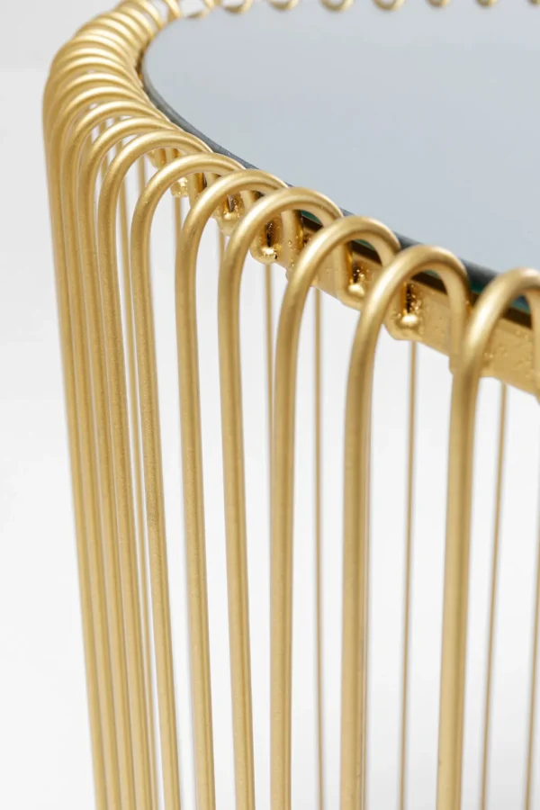 Sohvapöydät | Olohuone>KARE Design Wire Triangle Sivupöytä, Kulta (2/Setti)