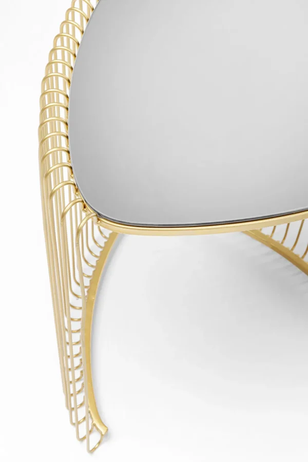Sohvapöydät | Olohuone>KARE Design Wire Triangle Sivupöytä, Kulta (2/Setti)