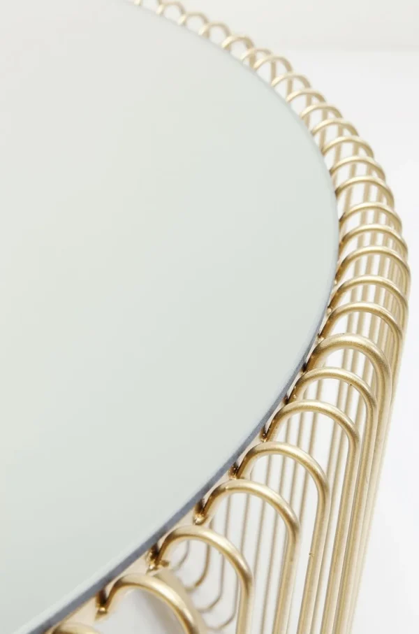 Sohvapöydät>KARE Design Wire Uno Sohvapöytä Messinki Ø80cm