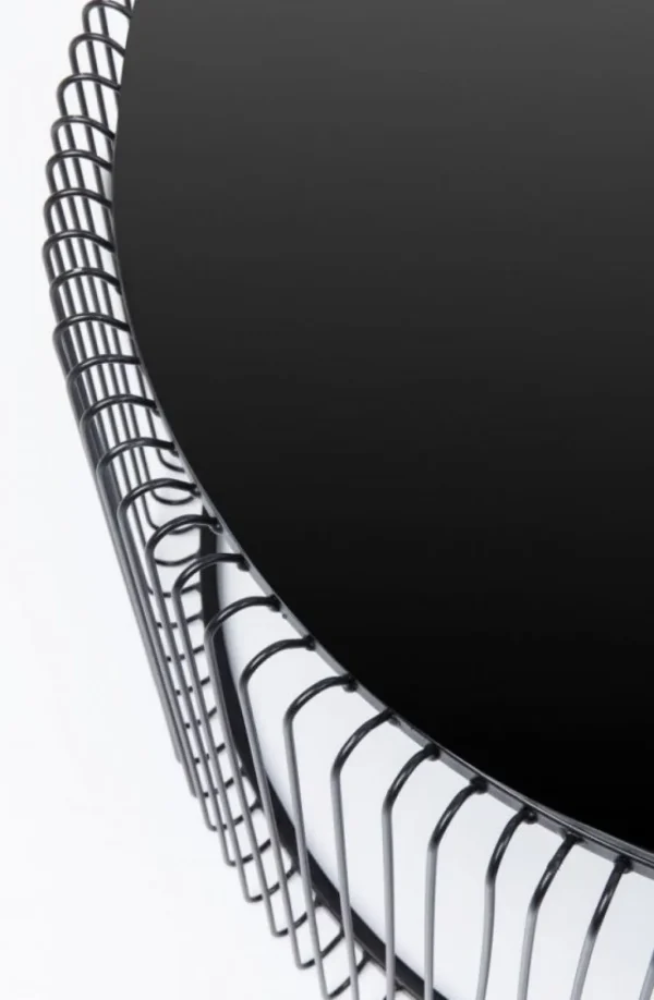 Sohvapöydät>KARE Design Wire Uno Sohvapöytä Musta Ø80cm
