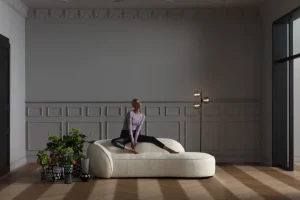 Lepotuolit>KARE Design Wonder Recamiere, Divaani, Sohva - Kermanvärinen 200cm