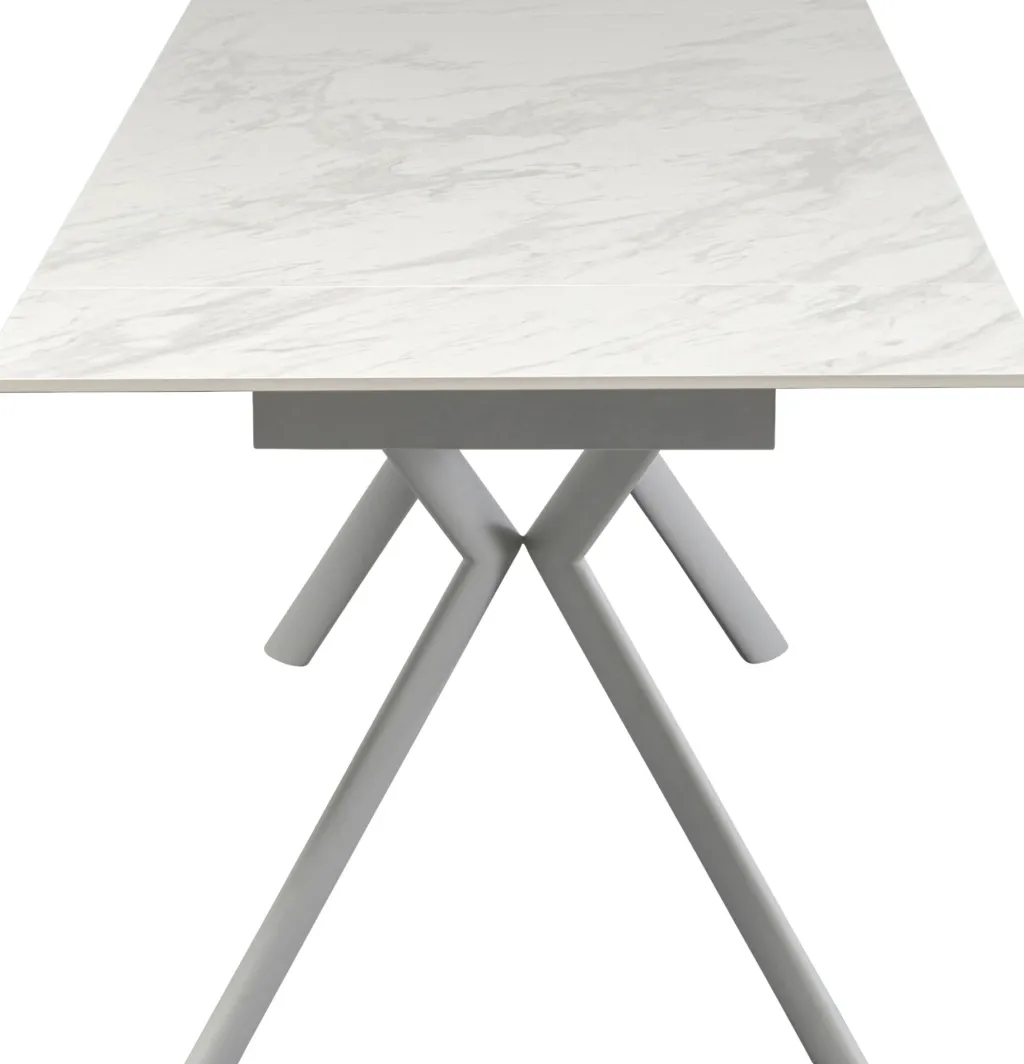xenia_jatkettava_pyt_valkoinen_xcm_5.webp Pöydät>KARE Design Xenia Jatkettava Pöytä Valkoinen 140(+30+30)x80cm