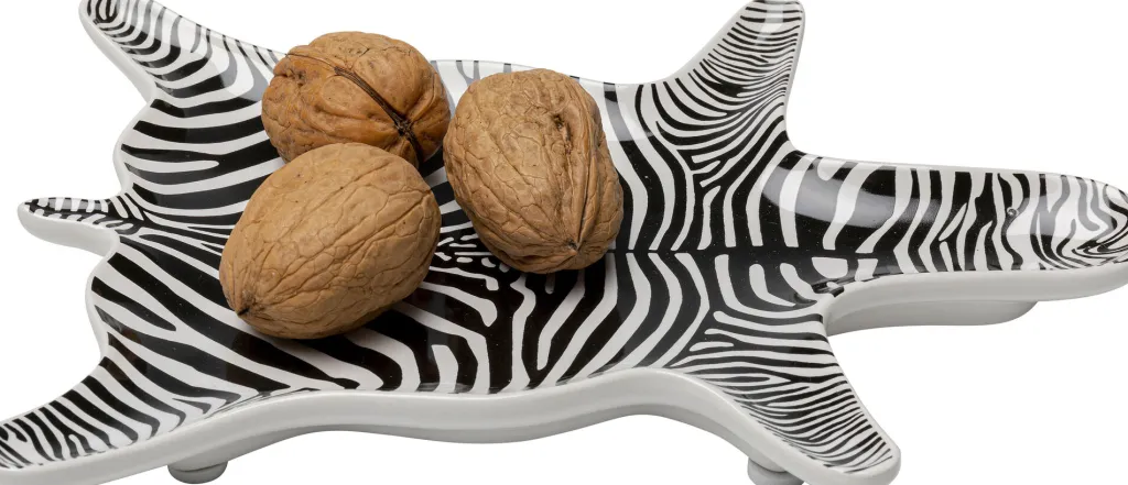 zebra_deko_kulho_xcm_1.webp Astiat Snackseille>KARE Design Zebra Deko Kulho 21x15cm