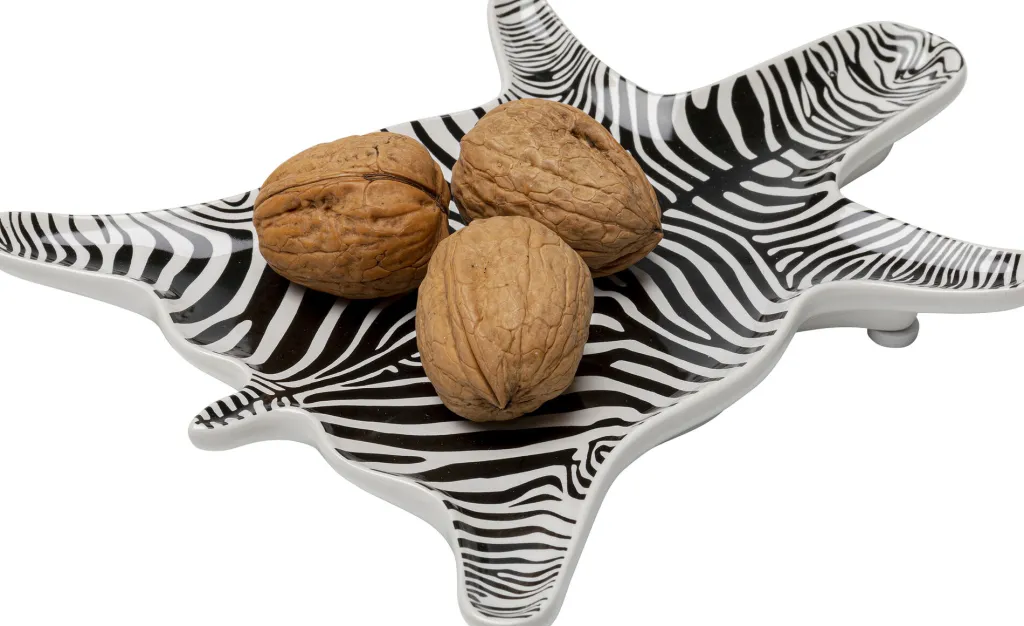 zebra_deko_kulho_xcm_2.webp Astiat Snackseille>KARE Design Zebra Deko Kulho 21x15cm