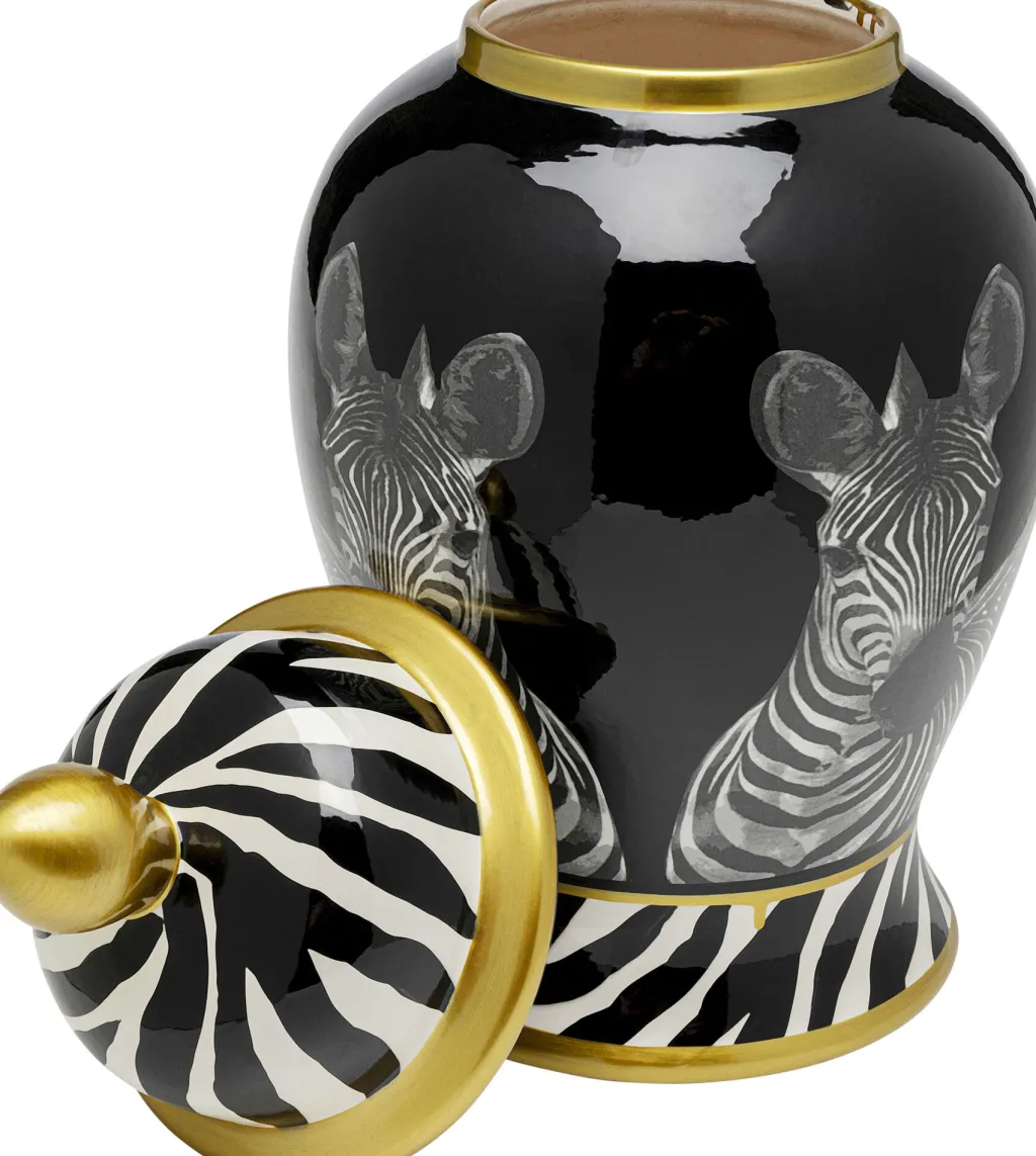 zebra_face_purkki_cm_0.webp Koriste-Esineet>KARE Design Zebra Face Purkki 46cm