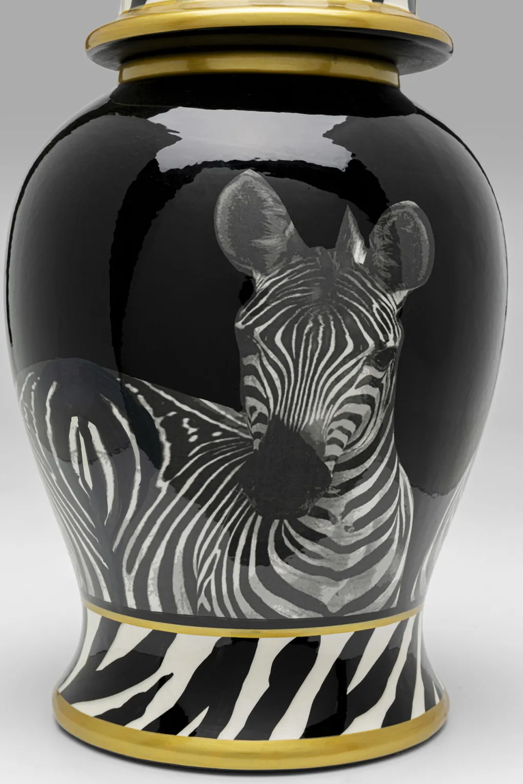 zebra_face_purkki_cm_1.webp Koriste-Esineet>KARE Design Zebra Face Purkki 46cm