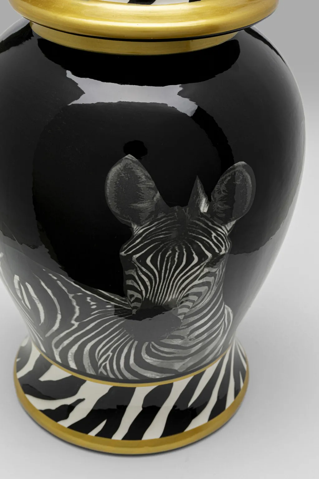zebra_face_purkki_cm_2.webp Koriste-Esineet>KARE Design Zebra Face Purkki 46cm