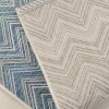 Matot>KARE Design Zigzag Blue Matto Ulkokäyttöön 230x330cm