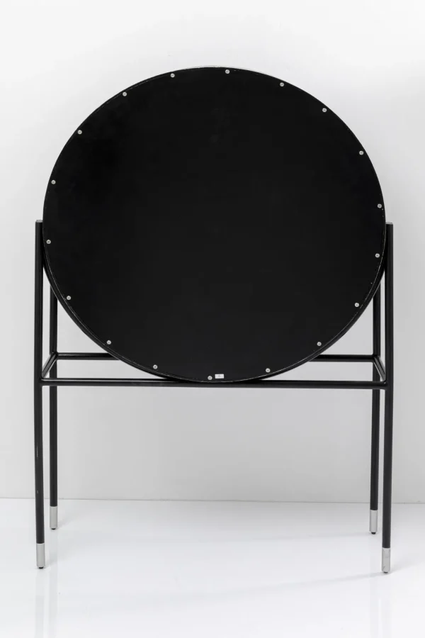 Baarit>KARE Design Zoom Baarikaappi - Pyöreä Muoto, Mustavalkoinen 100x160cm