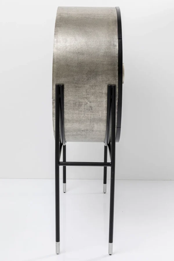 Baarit>KARE Design Zoom Baarikaappi - Pyöreä Muoto, Mustavalkoinen 100x160cm